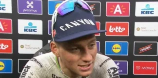 Van der Poel dopo la vittoria al Giro delle Fiandre 2024